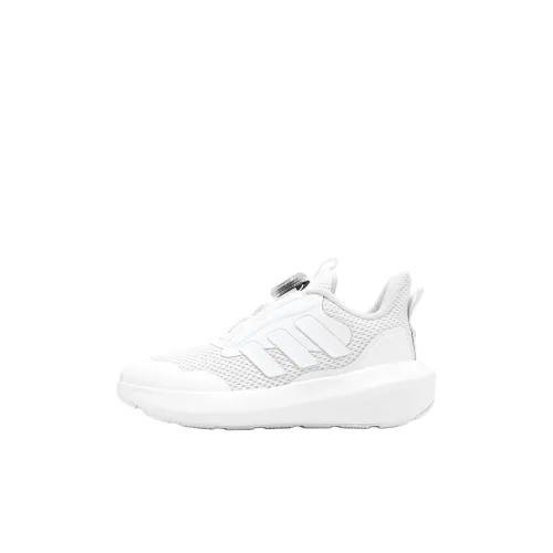 Adidas FORTARUN 3,0 Slip Устойчивый к истиранию Низкий Топ KIDS Lifestyle Shoes Белый Детский