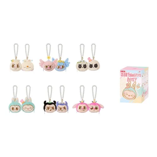 POP MART Коллаборация Edition THE MONSTERS Party Collection Plush Mystery Box с откидной крышкой Слепые коробки Один Mystery Коробка Полная коробка 6 шт