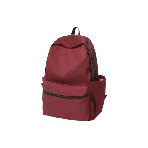 Single Warehouse Нейлон Рюкзак Унисекс Экрю Черный Красный Зеленый