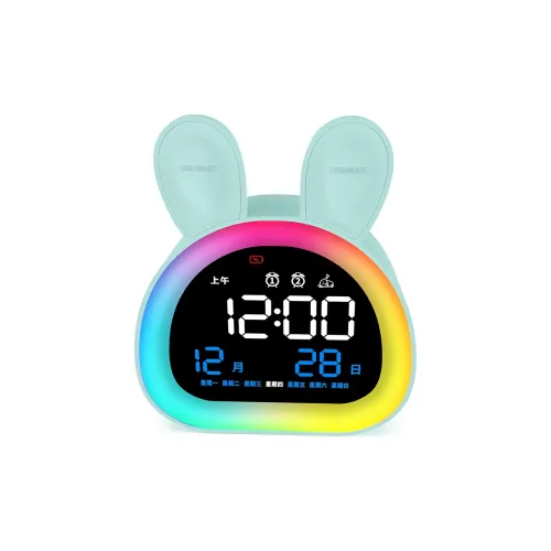 HENSE Электронный Механизм Пластик Будильник Унисекс Черный