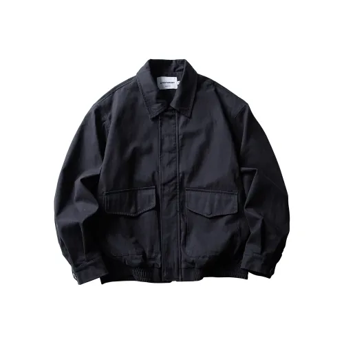 UNDOMAZE Весенний и Осенний Рабочая Одежда Куртка Свободного Кроя Мужская