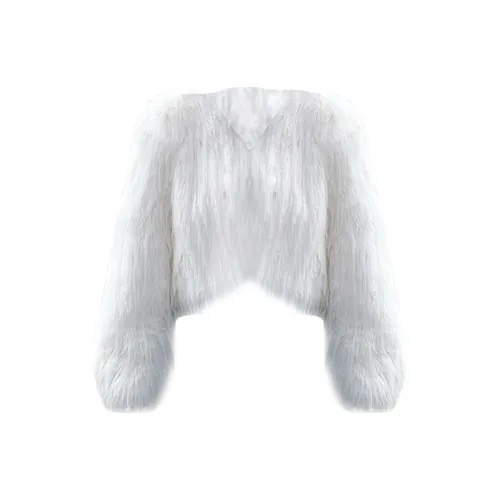 ONNFB Экрю Женские Меховые изделия