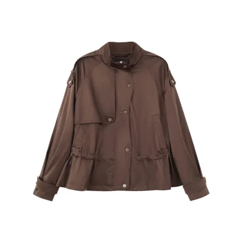 NINE WEST Кофе Женские Тренч