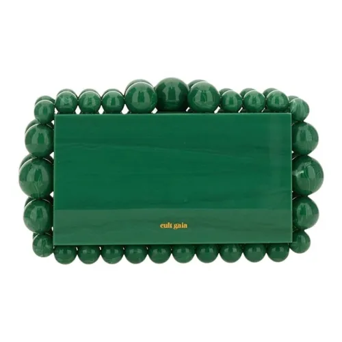 CULT GAIA Акриловый клатч стандартный женский зеленый