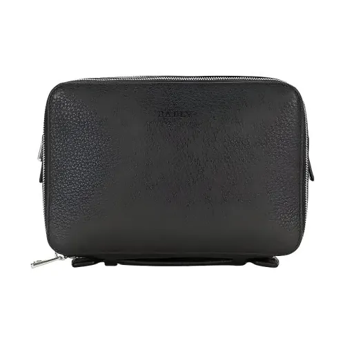 BALLY Коровья кожа с хлопком клатч мужской черный