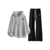 Вересковый серый (Mb Sunset Coconut Зеленый Island Логотип на груди) + Черный (Mb Sunset Coconut Зеленый Island Логотип на штанах)