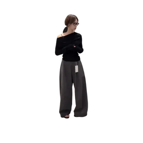 REMOULD Черный топ + Брюки Женские Повседневные костюмы