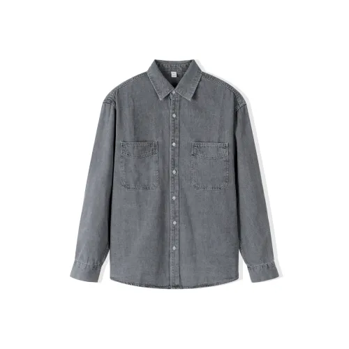 ZHONGBANGJICHU Рубашка Куртка Унисекс