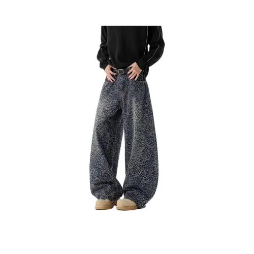 HIPHOPPUNKS Синий Мужской Джинсы