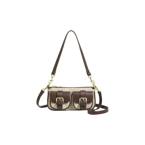 PESASRIE Микрофибра Синтетическая Кожа Сумка через плечо Сумка на плечо Сумка для рук Женская Зеленая