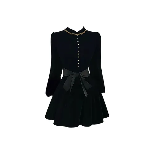 BVODE Длинное платье с длинными рукавами женское