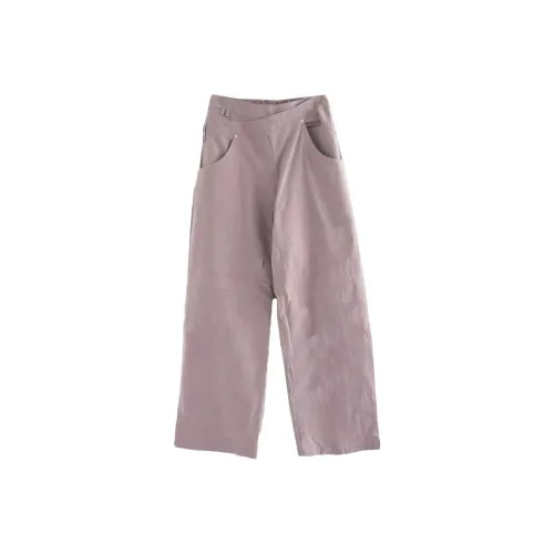 LOWEAR Отделение Обхват талии Crunch Хлопок Брюки Повседневные брюки Женские