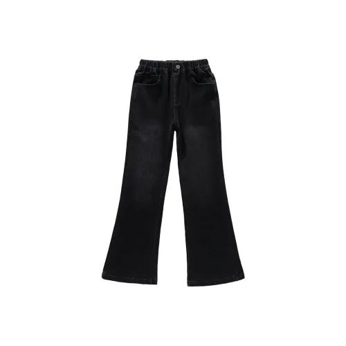 T.MOO Черные Джинсы для школьного возраста