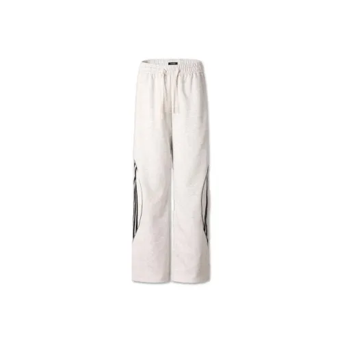 IXXPD Повседневные брюки Унисекс Белый Фотиния Серый