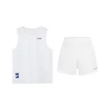 Белый топ без рукавов + белые штаны-бананка