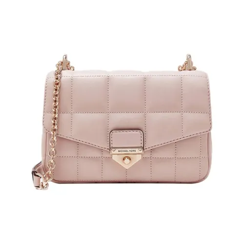 MICHAEL KORS Soho Sheepskin Crossbody Bag Shoulder Bag Women's Nude Pink