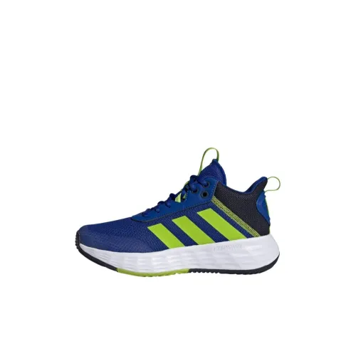 Adidas OwnTheGame 2,0 K противоскользящий низкий топ детская баскетбольная обувь синий зеленый для детей