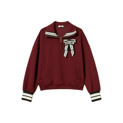 TWINSET Milano FW25 Свитшот Свободного кроя Женский