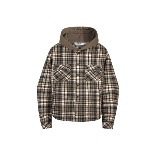 GUUKA TECH Коричневый Унисекс Рубашки