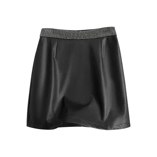 Touch Кожаные короткие юбки Женские