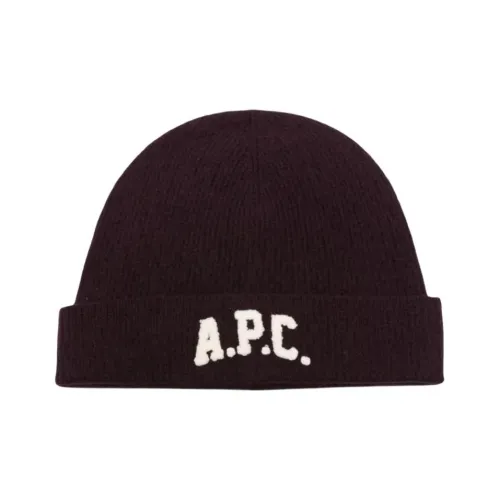 A.P.C. Joint Paragraph Шерстяные Бини Унисекс Бордовый