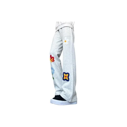 SAGP Белый Серый Унисекс Повседневные Штаны