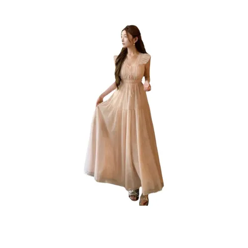 Flowers in water Slip Платье Женское