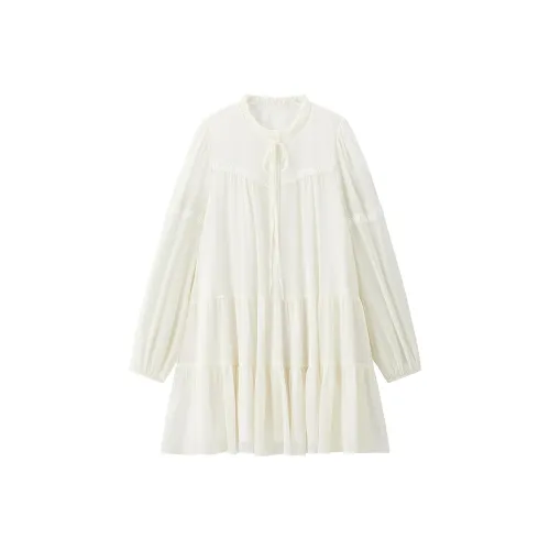 LEDIN Длинное платье с длинным рукавом женское