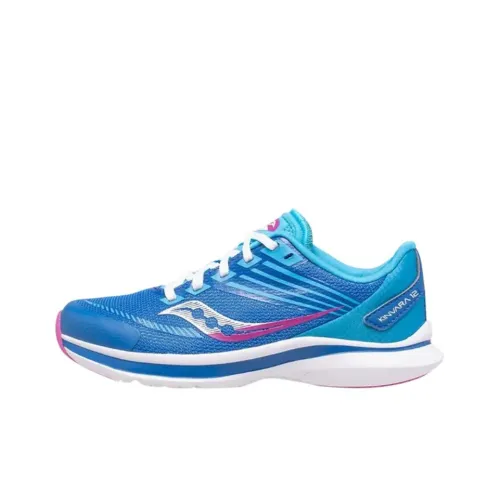 Saucony Kinvara Elite 12 Low Топ Детские беговые кроссовки Синий Подростки