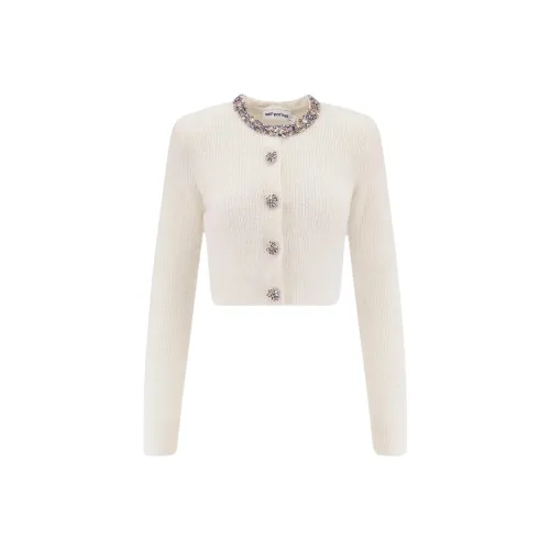 Self Portrait Белый Женский Трикотаж