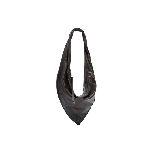 Lemaire Sheepskin Квадратный Шарф Сумка Сумка Маленькая Унисекс Черный Черный Шоколад