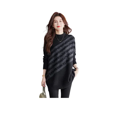 MJ Осенний длинный топ с длинными рукавами из трикотажа женский