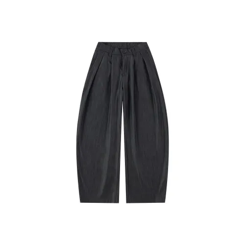 HOME PANDA Black Unisex Casual Pants