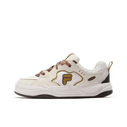 FILA FUSION BANK II Низкие Кроссовки для скейтбординга Мужские из льна цвет берёзовый коричневый