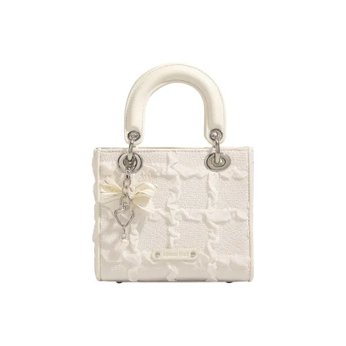 SMILE FOCUS Микрофибра Синтетическая Кожа Сумка через плечо Сумка Обычная Женская Экрю