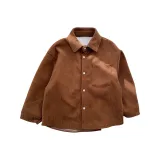 XTY-Вельвет Рубашка ) Кофе