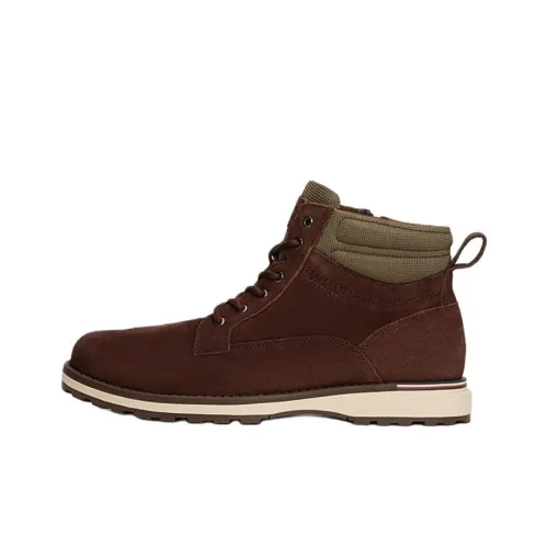 Tommy Hilfiger Monogram Booties Men's Brown