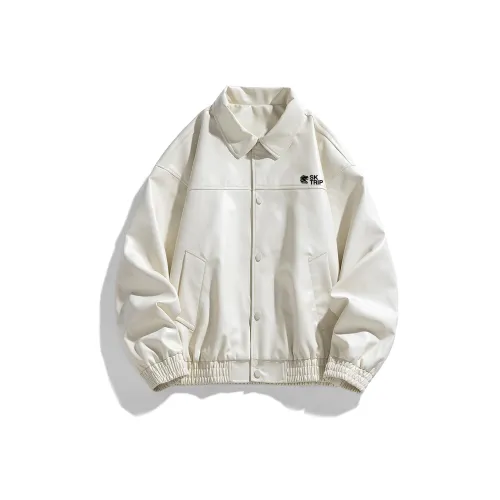 SK.TRIP Молоко Белый Унисекс Куртки