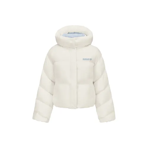 Skechers Пуховик Женские Хлопок Белый