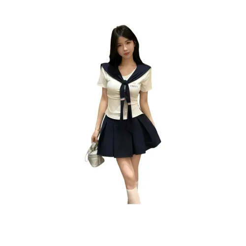 CBDVY Белый Женские Комплекты с Юбкой