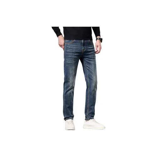 ZENGZHI Джинсы Облегающий крой Прямой крой Унисекс