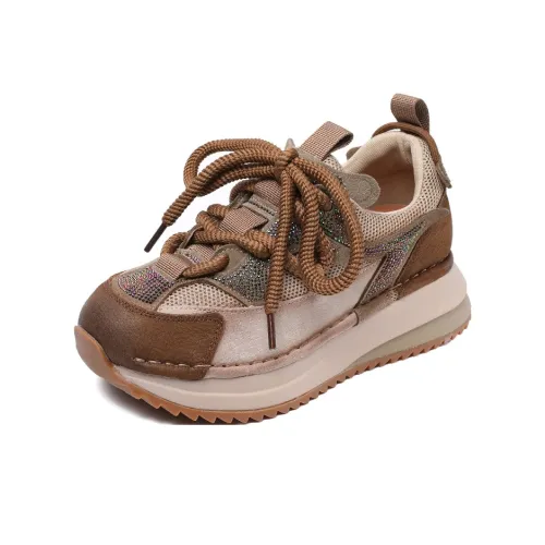 H2 Vintage Fashion Удобный Женские Платформа визуально увеличивает рост Легкий Дышащий Обувь Повседневная обувь Женские