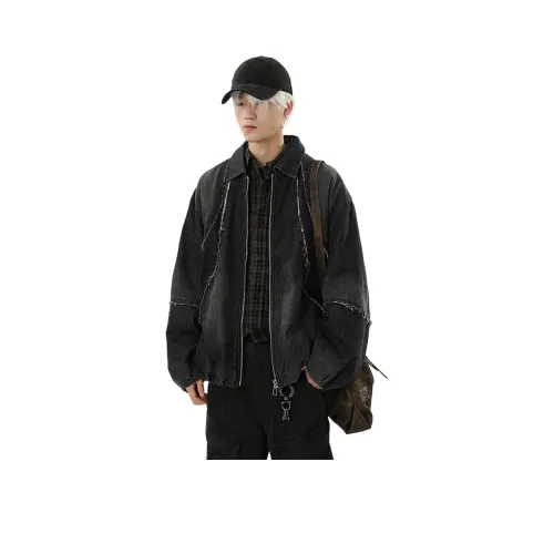 MGDOHOME Черный Унисекс Джинсовые куртки