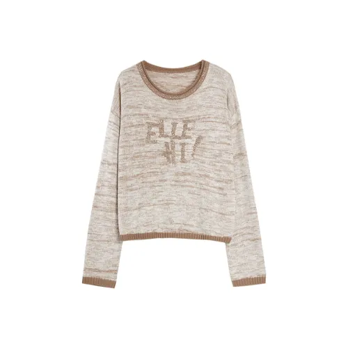 ELLE Кофейный Бежевый Женский Трикотаж