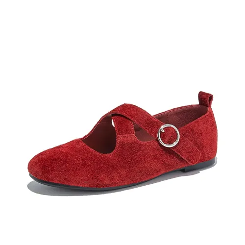 Chibang Планшет Обувь Mary Jane 1,5 см Женская