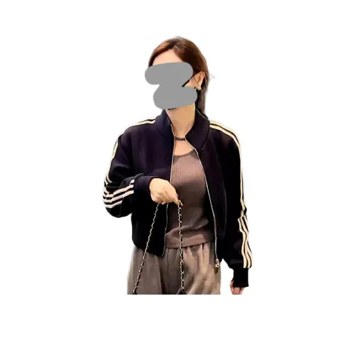 Mu Qingqing Темно-синий свитшот Куртка Женские Толстовки