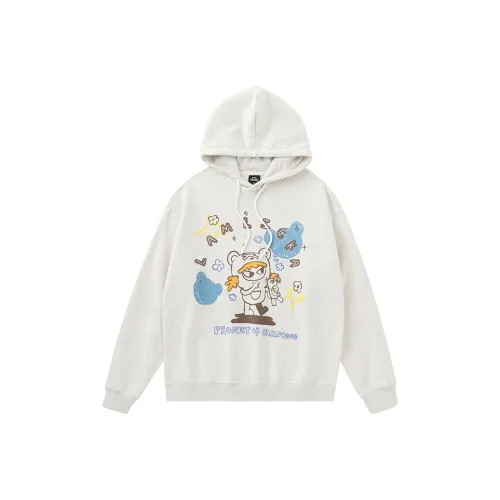 LAMLICKA Толстовка Унисекс Белый Фотиния Серый