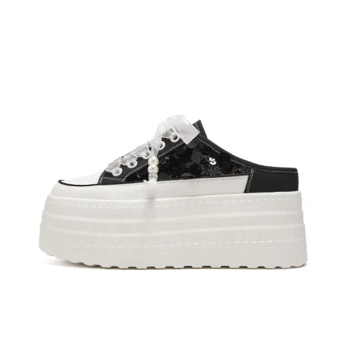 ST SAT Кожаные тапочки с пэчворком устойчивые к запахам домашние женские