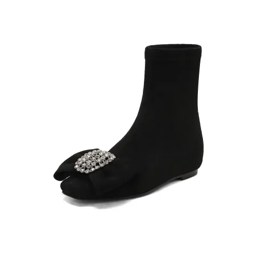 Bai Shiting Эластичные ботинки 4CM женские