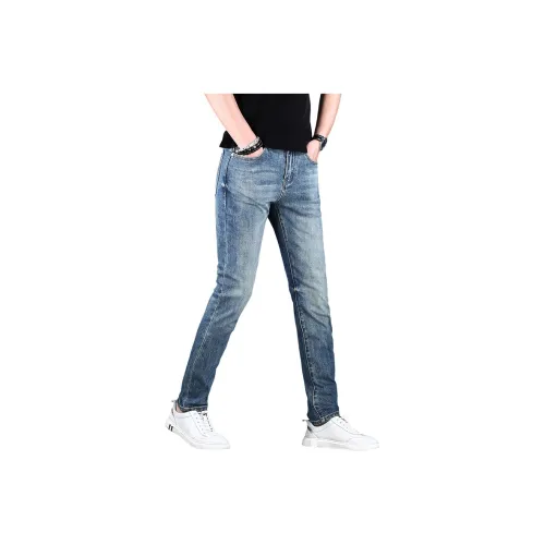 OGQG Синий Мужской Джинсы